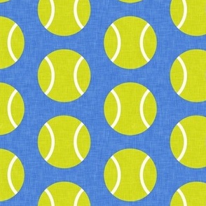 tennis balls - lime/blue - LAD24