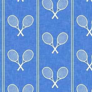 (small scale) Tennis Racquets - White/Blue - LAD24