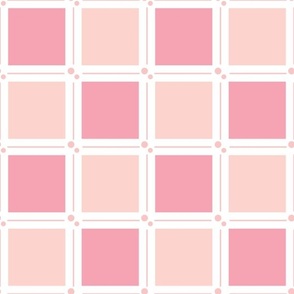 Squares grid - pink