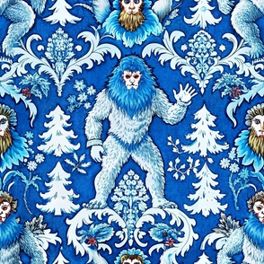 Yeti Toile de Jouy 1700s Inspired Russian Fairytale Style