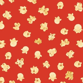 Buttered Popcorn Scattered (M) Robust Red
