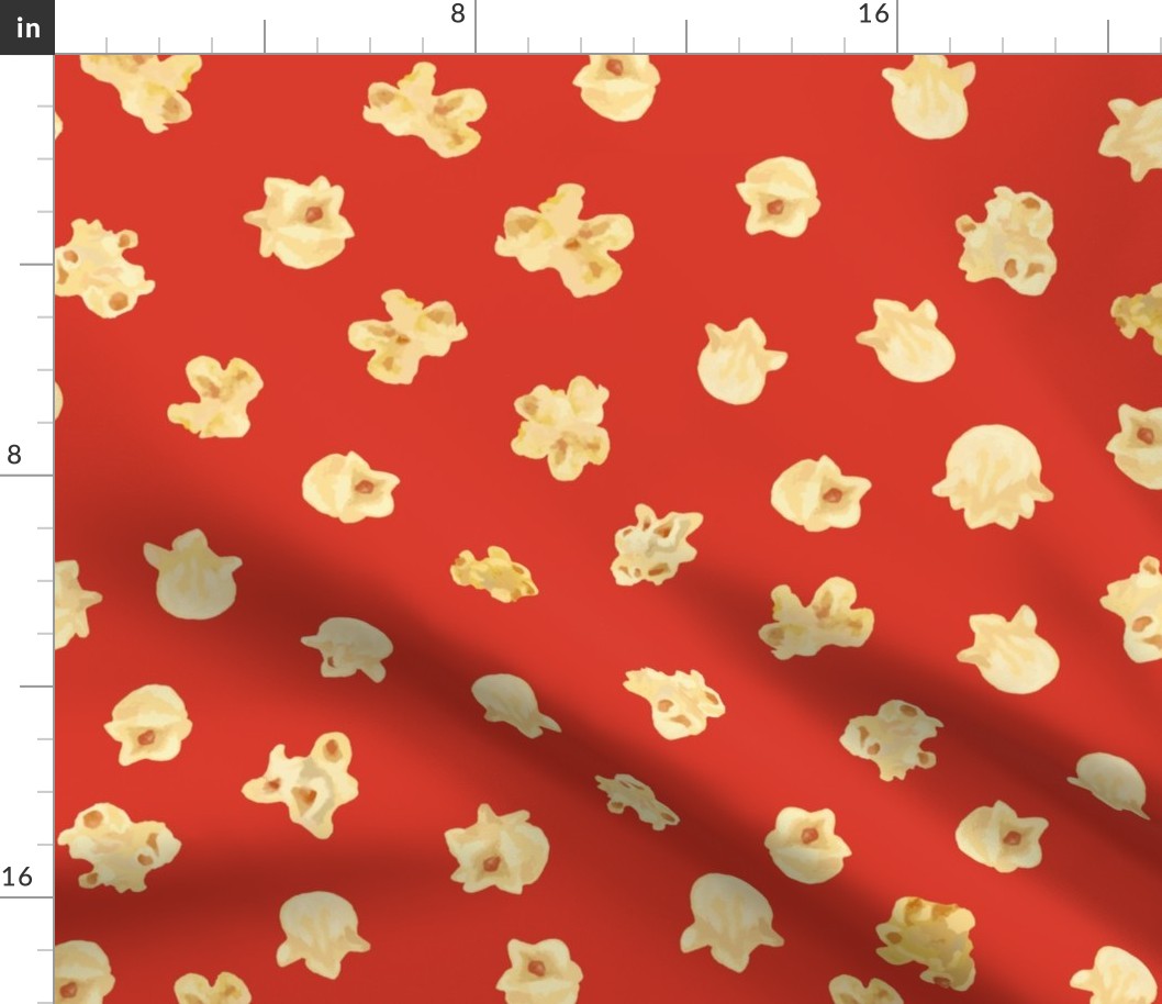 Buttered Popcorn Scattered (M) Robust Red