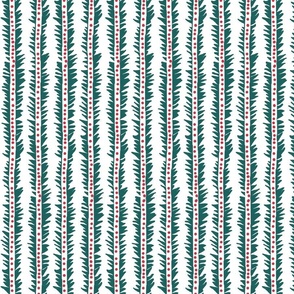 Luau Party Decorative Fringe Vertical Stripe by kedoki