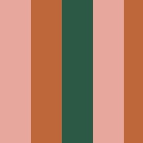 Retro Tri Print - pink, orange, and green