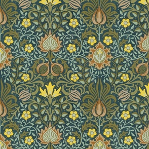 'Persian' by William Morris - Nouveau Charm Colorway - 12"