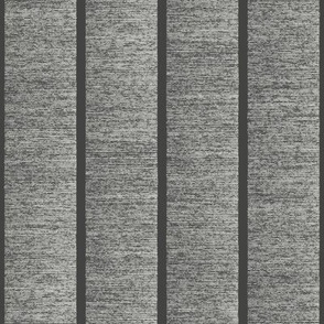 2 inch vertical textured striped stripes - extra white_ iron ore grey - hand drawn variations
