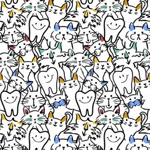 Doodle Cats  and the Happy Tooth, Multi 