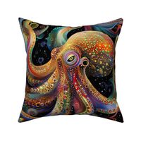 Psychedelic Rainbow Octopus