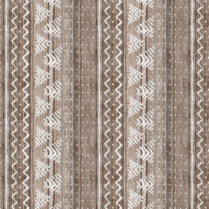 denim mud cloth stripes brown gray