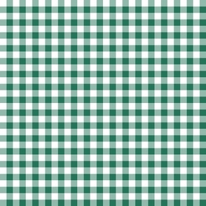 Gingham emerald - tiny scale