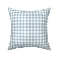 Gingham nordic, light blue - small scale