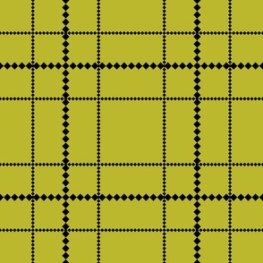 Black Dotted Grid Pattern Medium Scale