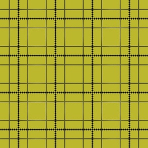 Black Dotted Grid Pattern Small Scale