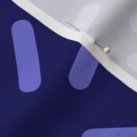 L –  Navy Sprinkle Confetti – Bright Indigo Blue Party Cake and Icecream