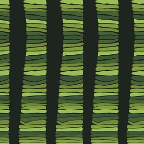 Green Mosaic Stripes