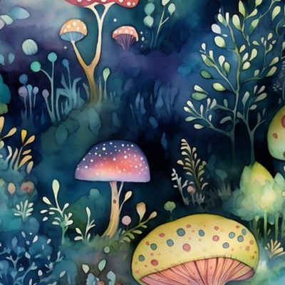 Smaller Dreamy Night Enchanted Forest