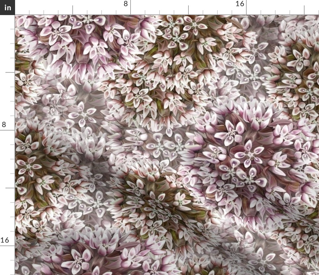 [Large] Purple Neutral Pink Milkweed Zoom Carpet Full