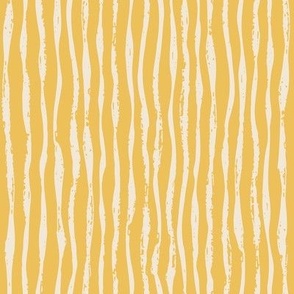 (Small) Textured Paint Stripes - Sunny Maize Yellow