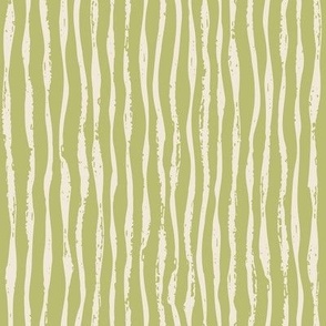 (Small) Textured Paint Stripes - Light Spring Green