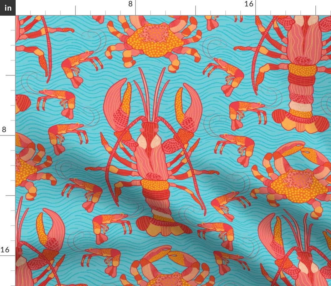 Crustacean Waves-Tribal Marks-Citrus Summer Palette