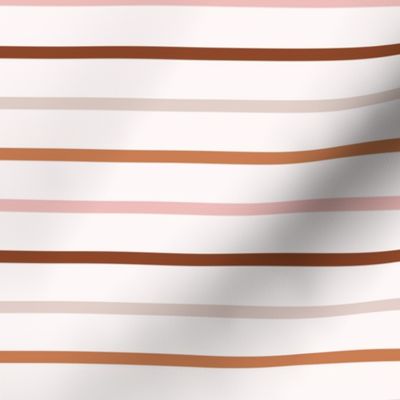 Halloween stripes in pink, beige and gold orange| medium