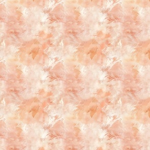 Small Peach Bliss Abstract Brushstroke