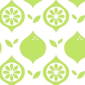 Geometric limes with leaves