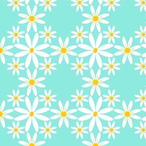 Retro Lattice Flowers