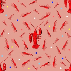 crustaceans confetti dots