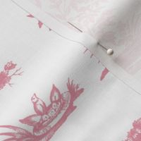Marseilles Toile  ~ Sloane Pink on White ~ Jumbo