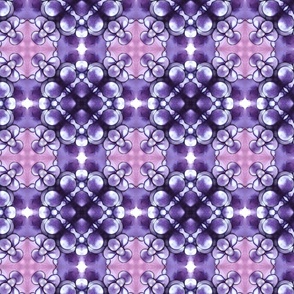 Violet and Lavender Geometric Pattern