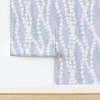 Tuberose Lei Cascades in Lavendar Lilac SMALL Print