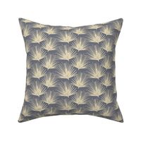 Savannah Foliage Silhouette on Slate Blue - SMALL