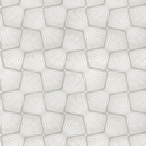 Woven Fission - White and grey