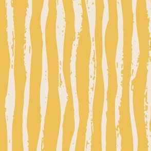 (Large) Textured Paint Stripes - Sunny Maize Yellow