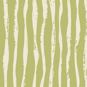 (Large) Textured Paint Stripes - Light Spring Green