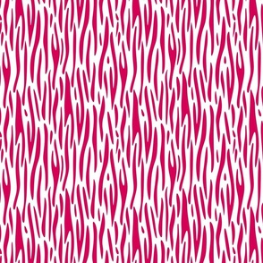 Pink and white zebra print