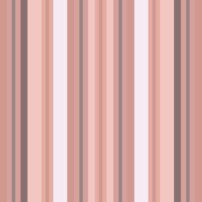 Bohemian Stripe Dark Rose 897171. Rose Pink d19890, off white f7eaf2 Medium