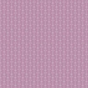 Bohemian Spray Stripe White on Light Purple b88da8 Refined Boho Mini