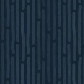 Colorful Gradient Brush Strokes Stripes | Navy Blue