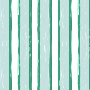 sketched stripes/mint and green