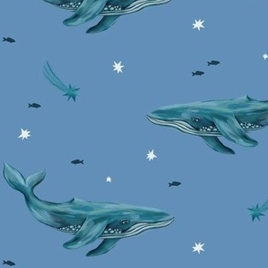 Whales (blue)