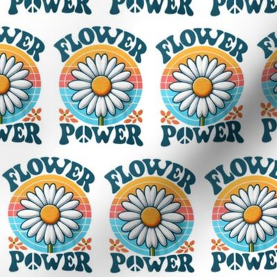 Bigger Flower Power White Daisies