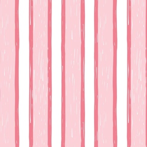sketched stripes/rose pink