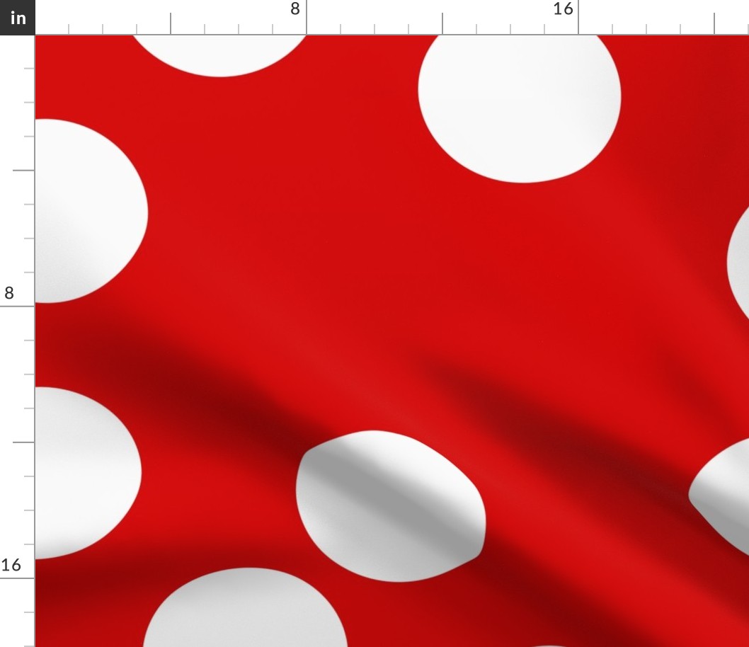 Red and white dots