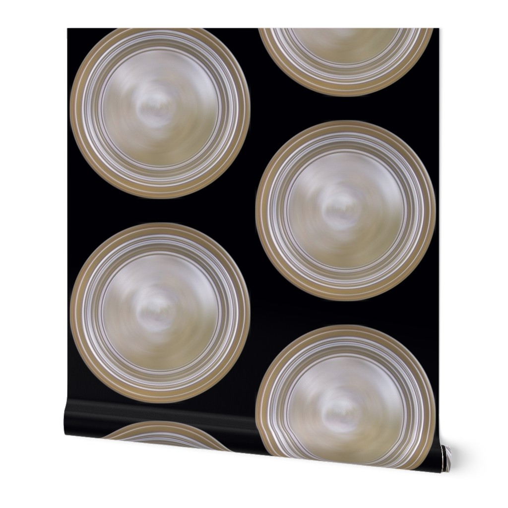   70s - 80s Black   Roundel Wallpaper style 1