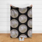   70s - 80s Black   Roundel Wallpaper style 1