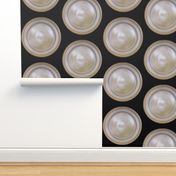   70s - 80s Black   Roundel Wallpaper style 1