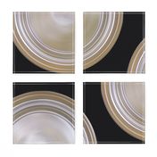   70s - 80s Black   Roundel Wallpaper style 1