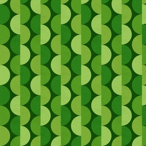 Midcentury Modern Monochrome Mingle - Green (medium)